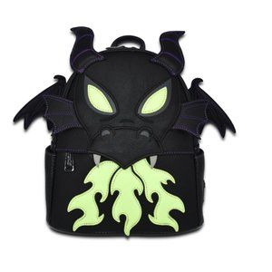 Disney Sleeping Beauty Maleficent Dragon Cosplay Glow in the Dark Mini Backpack